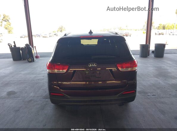 5XYPGDA54GG025774 2016 KIA SORENTO Red 