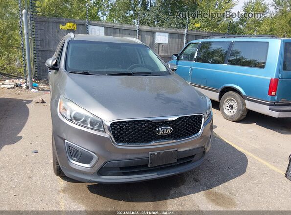 5XYPGDA54HG193609 2017 KIA SORENTO Gray Widok zestawu wskaźników