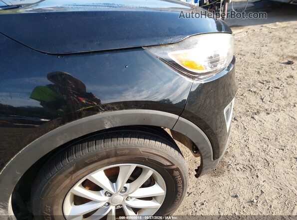 5XYPGDA54HG234076 2017 KIA SORENTO Black Widok z przodu