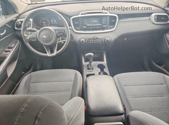 5XYPGDA54JG413286 2018 KIA SORENTO Silver Առջևի վահանակի տեսք