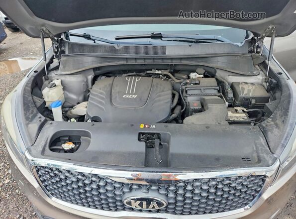 5XYPGDA54JG413286 2018 KIA SORENTO Silver Շարժիչի բաժամունքի տեսք