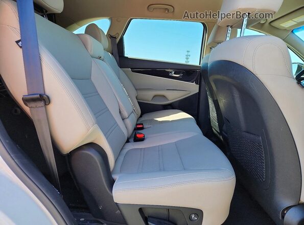 5XYPGDA54LG635796 2020 KIA SORENTO Белый Вид задней части салона