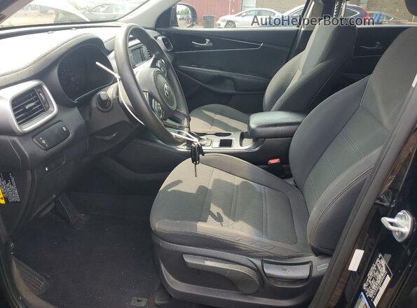 5XYPGDA55GG086292 2016 KIA SORENTO Black Widok wnętrza z przodu