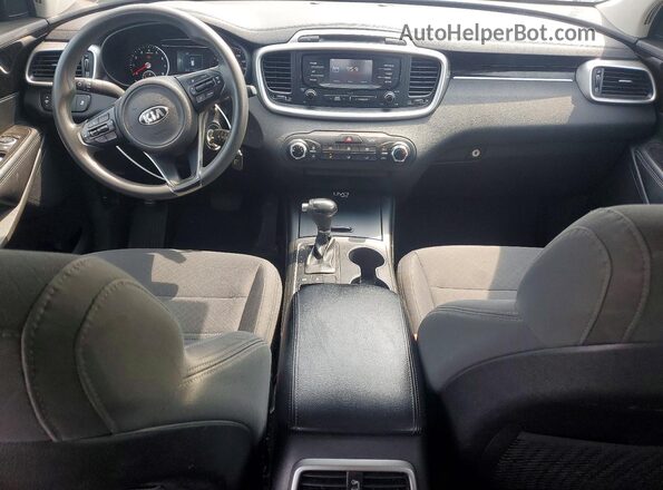 5XYPGDA55GG086292 2016 KIA SORENTO Black Widok deski rozdzielczej