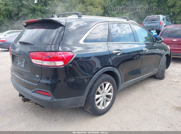 5XYPGDA55GG139959 2016 KIA SORENTO Black უკანა მარჯვენა