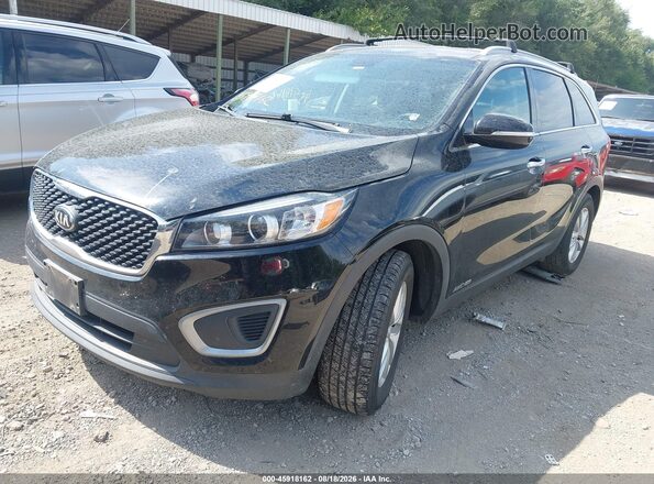 5XYPGDA55GG139959 2016 KIA SORENTO Black წინა მარცხენა ხედი სამი მეოთხედიდან
