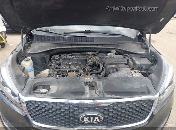 5XYPGDA55GG139959 2016 KIA SORENTO Black უკანა ხედი