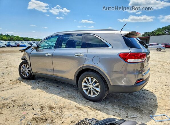 5XYPGDA55HG208327 2017 KIA SORENTO Gray Trasero izquierdo