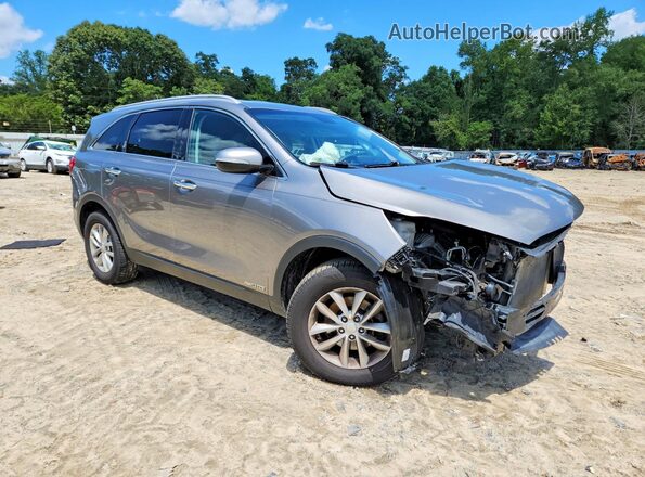 5XYPGDA55HG208327 2017 KIA SORENTO Gray Delantero derecho