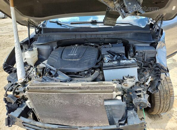 5XYPGDA55HG208327 2017 KIA SORENTO Gray Vista del compartimento del motor