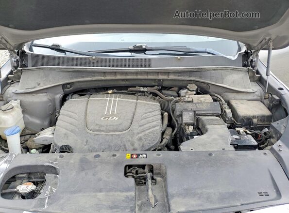 5XYPGDA55JG423468 2018 KIA SORENTO Charcoal Widok komory silnika