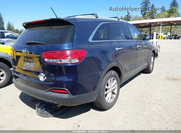 5XYPGDA56HG276779 2017 KIA SORENTO Blue უკანა მარჯვენა