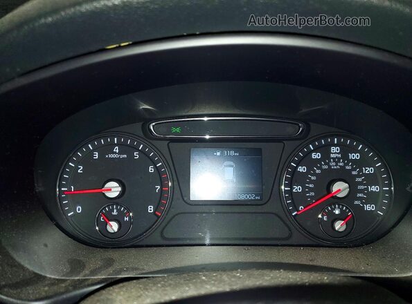 5XYPGDA56KG583599 2019 KIA SORENTO Серебряный Вид щитка приборов