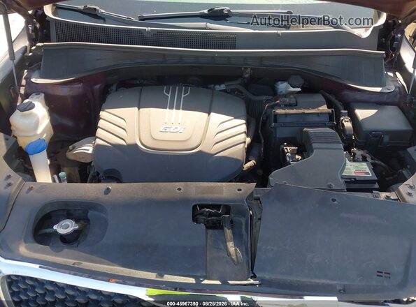 5XYPGDA57GG014087 2016 KIA SORENTO Maroon Vista trasera