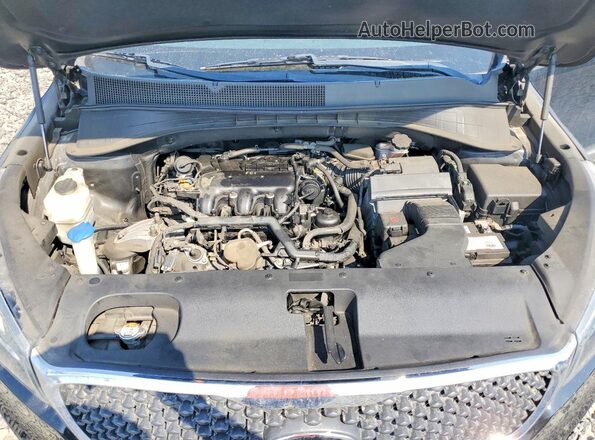 5XYPGDA57GG079232 2016 KIA SORENTO Black Շարժիչի բաժամունքի տեսք