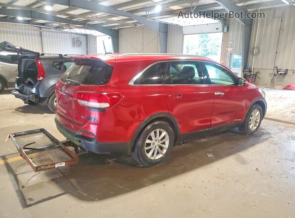 5XYPGDA58GG094290 2016 KIA SORENTO Бордовый Задняя правая четверть