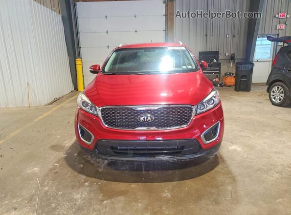 5XYPGDA58GG094290 2016 KIA SORENTO Бордовый Вид спереди