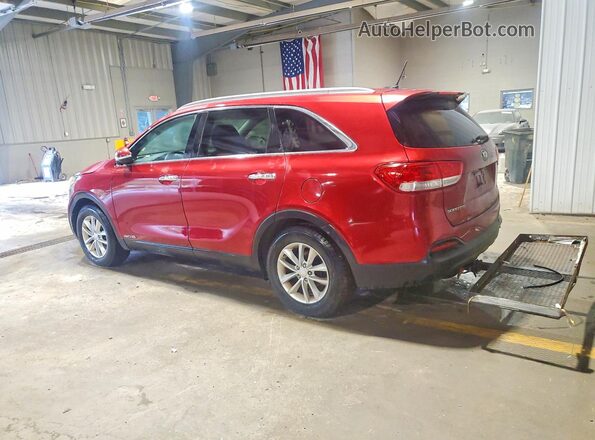 5XYPGDA58GG094290 2016 KIA SORENTO Бордовый Задняя левая четверть