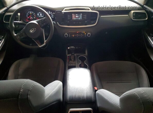 5XYPGDA58GG150924 2016 KIA SORENTO Gray Առջևի վահանակի տեսք