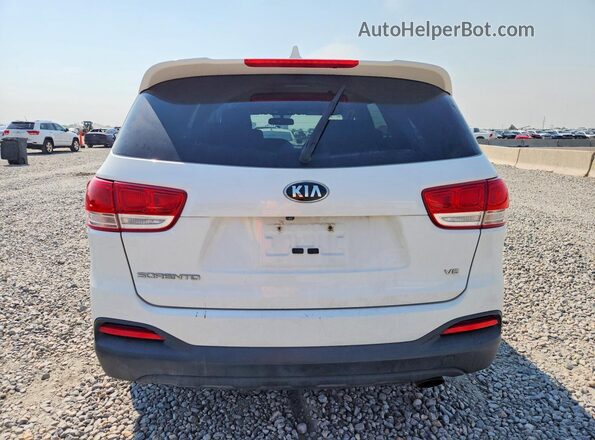 5XYPGDA59GG063405 2016 KIA SORENTO White Widok z tyłu