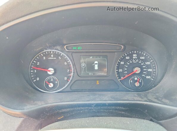 5XYPGDA59GG063405 2016 KIA SORENTO White Widok zestawu wskaźników