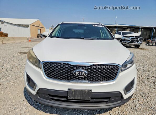 5XYPGDA59GG063405 2016 KIA SORENTO White Widok z przodu