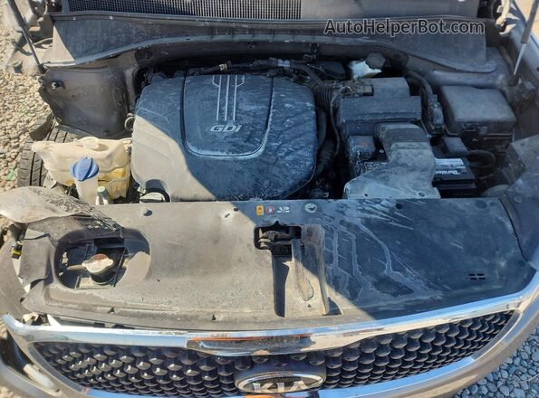 5XYPGDA59HG249690 2017 KIA SORENTO Gray Widok wnętrza z tyłu