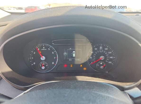 5XYPGDA59HG249690 2017 KIA SORENTO Gray Widok zestawu wskaźników