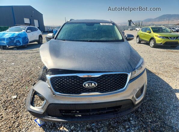 5XYPGDA59HG249690 2017 KIA SORENTO Gray Widok z przodu