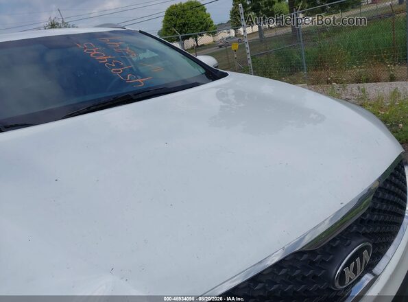 5XYPGDA59JG376249 2018 KIA SORENTO Белый Вид спереди