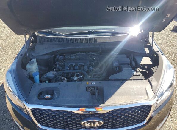 5XYPGDA5XGG002628 2016 KIA SORENTO Black Widok komory silnika