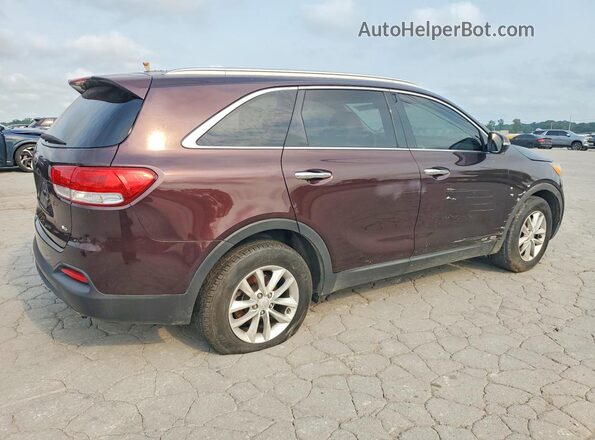 5XYPGDA5XGG038741 2016 KIA SORENTO Maroon უკანა მარჯვენა