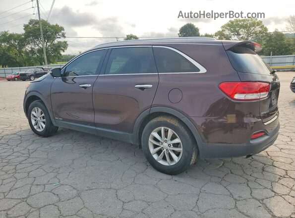5XYPGDA5XGG038741 2016 KIA SORENTO Maroon უკანა მარცხენა