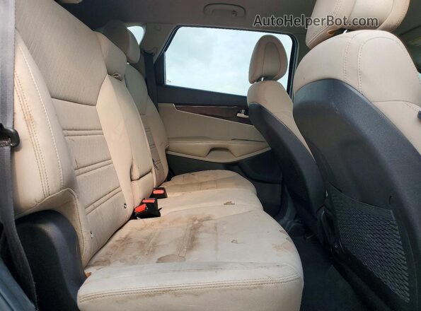 5XYPGDA5XGG038741 2016 KIA SORENTO Maroon უკანა სალონის ხედი