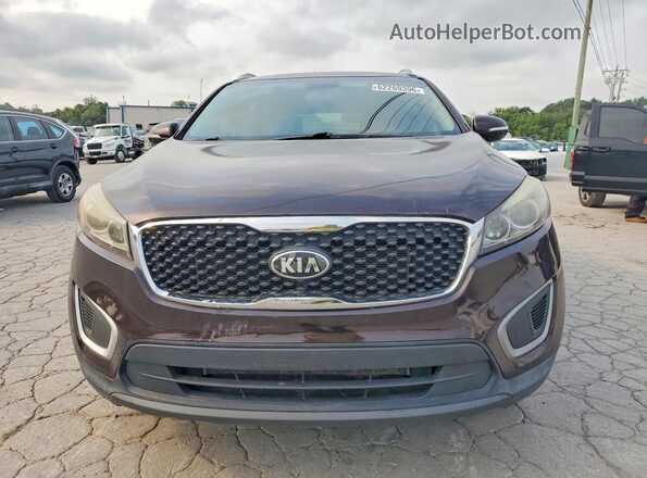 5XYPGDA5XGG038741 2016 KIA SORENTO Maroon წინა ხედი