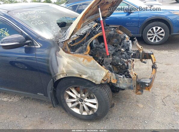 5XYPGDA5XKG490505 2019 KIA SORENTO Blue Widok wnętrza z tyłu