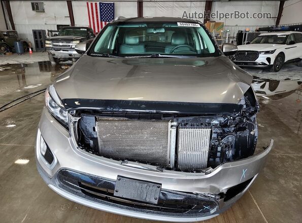 5XYPH4A12HG248231 2017 KIA SORENTO Серый Вид спереди