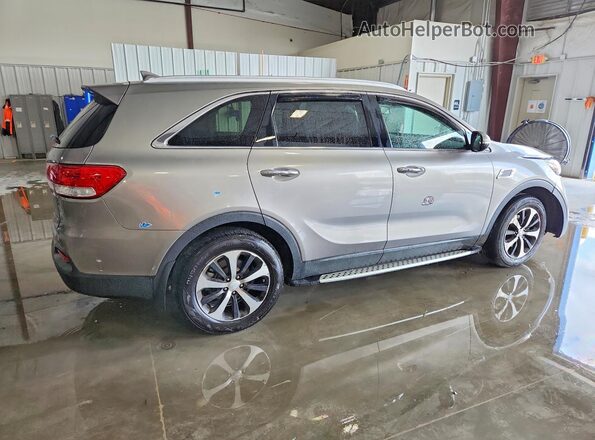 5XYPH4A12HG248231 2017 KIA SORENTO Серый Задняя правая четверть