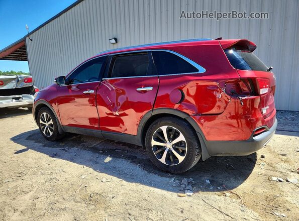 5XYPH4A14GG127912 2016 KIA SORENTO Red Tył lewy