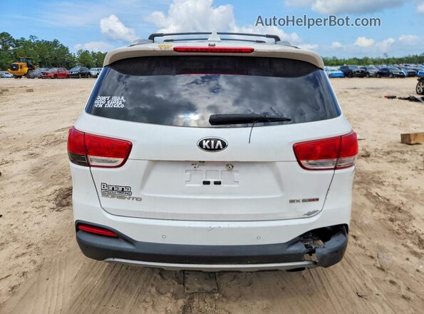 5XYPH4A15GG149563 2016 KIA SORENTO White Rear view