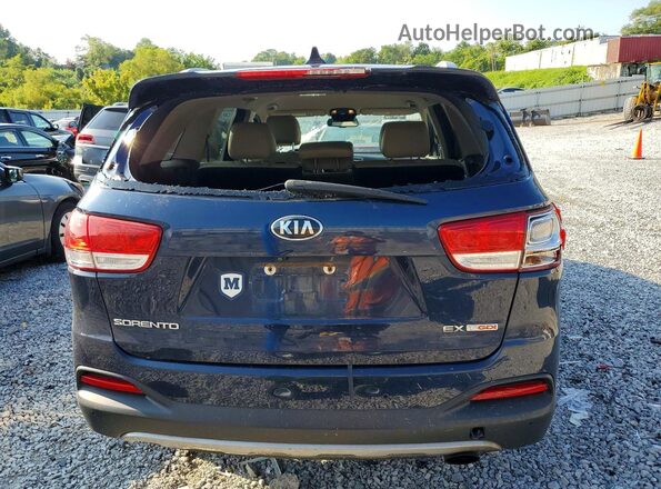 5XYPH4A15HG264133 2017 KIA SORENTO Blue Vista trasera