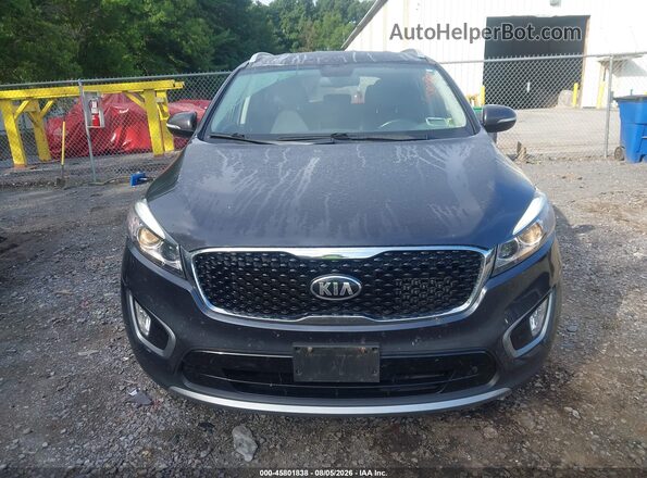 5XYPH4A19HG240725 2017 KIA SORENTO Gray Vista frontal