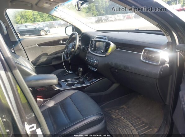 5XYPH4A19HG240725 2017 KIA SORENTO Gray Vista interior delantera