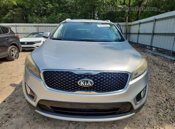 5XYPH4A1XGG007645 2016 KIA SORENTO Серебряный Вид спереди