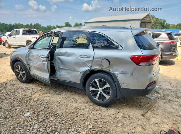 5XYPH4A1XGG007645 2016 KIA SORENTO Серебряный Задняя левая четверть