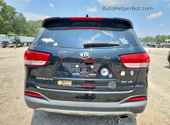 5XYPH4A51HG253441 2017 KIA SORENTO Black Вид ззаду