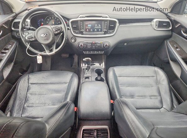 5XYPH4A51HG305005 2017 KIA SORENTO Brown Առջևի վահանակի տեսք