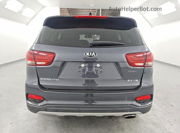 5XYPH4A51KG452397 2019 KIA SORENTO Gray Widok z tyłu