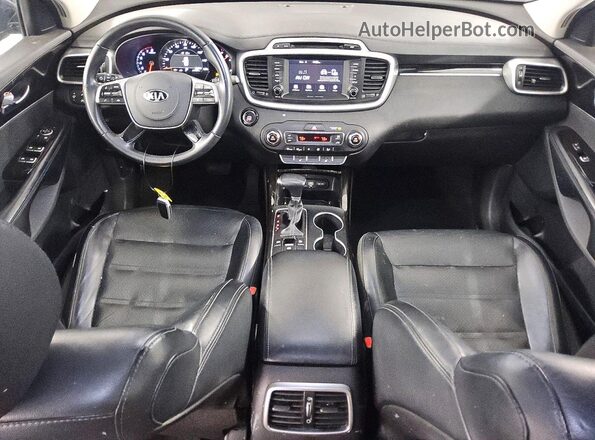 5XYPH4A51KG452397 2019 KIA SORENTO Gray Widok deski rozdzielczej