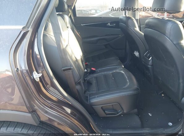5XYPH4A52JG365218 2018 KIA SORENTO Brown VIN sticker view